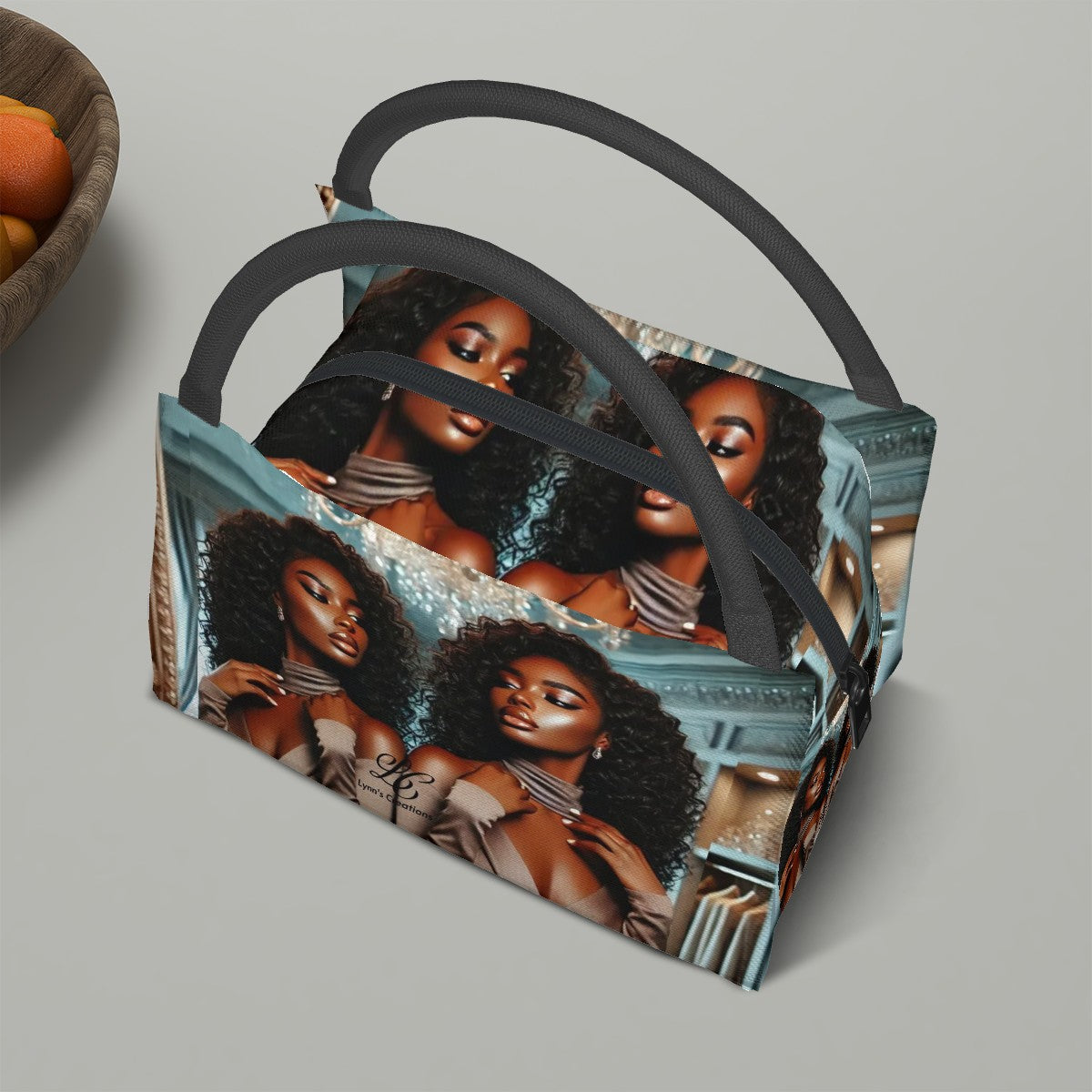 Beauty Within Dimond Dressing Room - Rectangle Insulated Lunch Bag with Aluminum Film