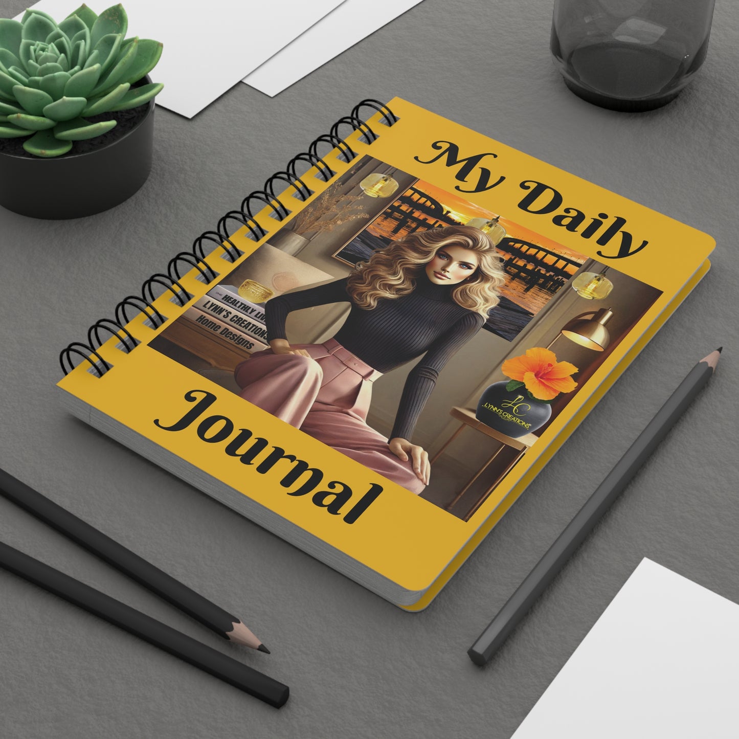 Blonde Bombshell - Spiral Bound Journal