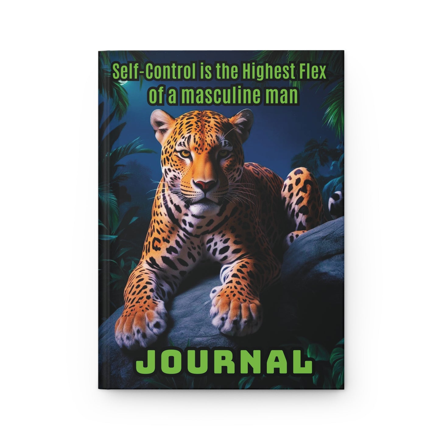 Masculine Self-Control Hardcover Journal
