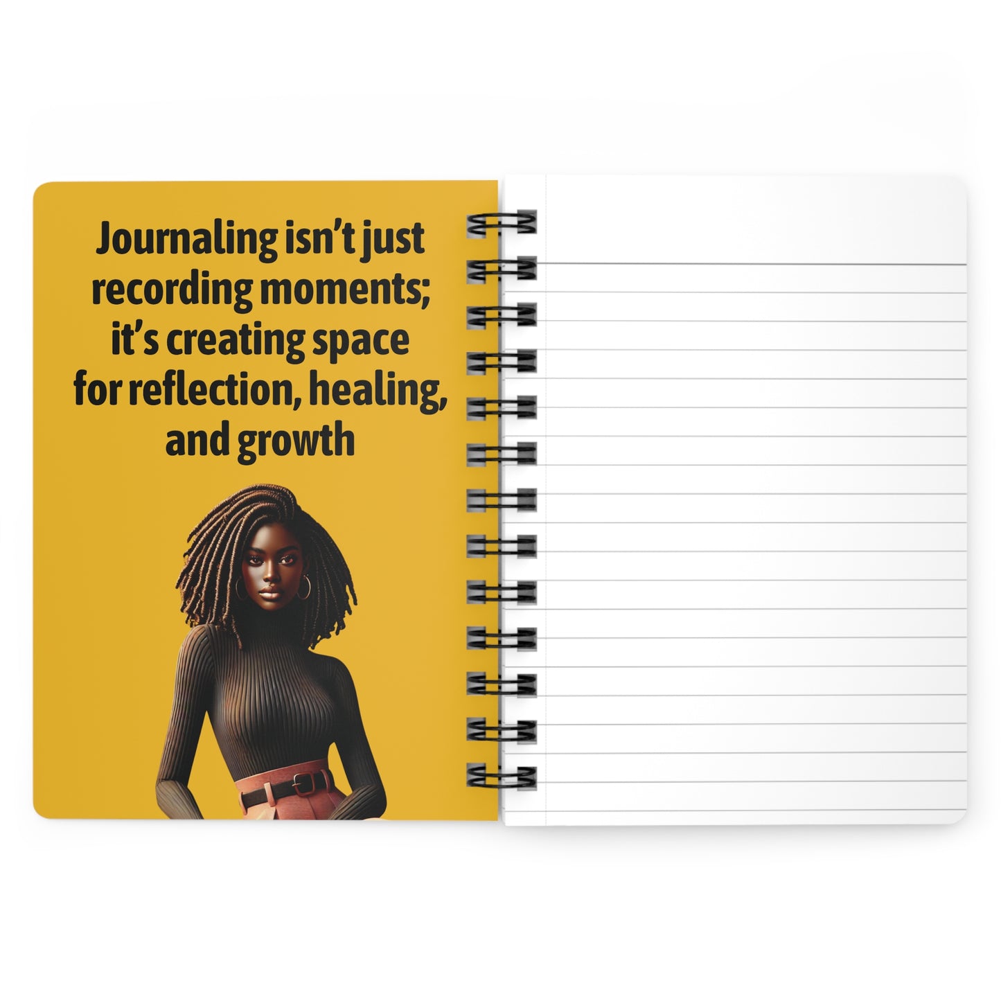 Loveable Locs Love - Spiral Bound Journal