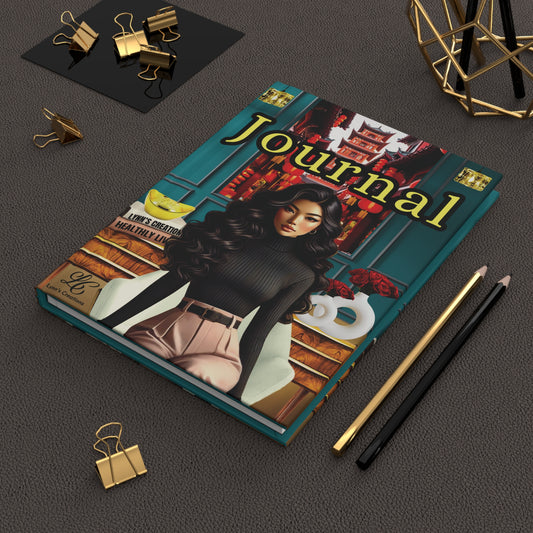 Sassy Asian Doll - Hardcover Journal Matte