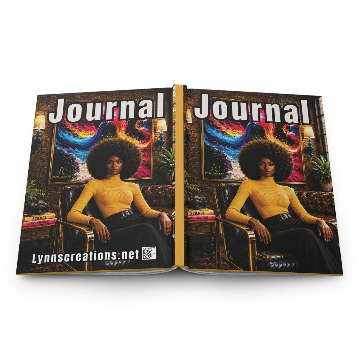 Lovely Imani - Hardcover Journal Matte