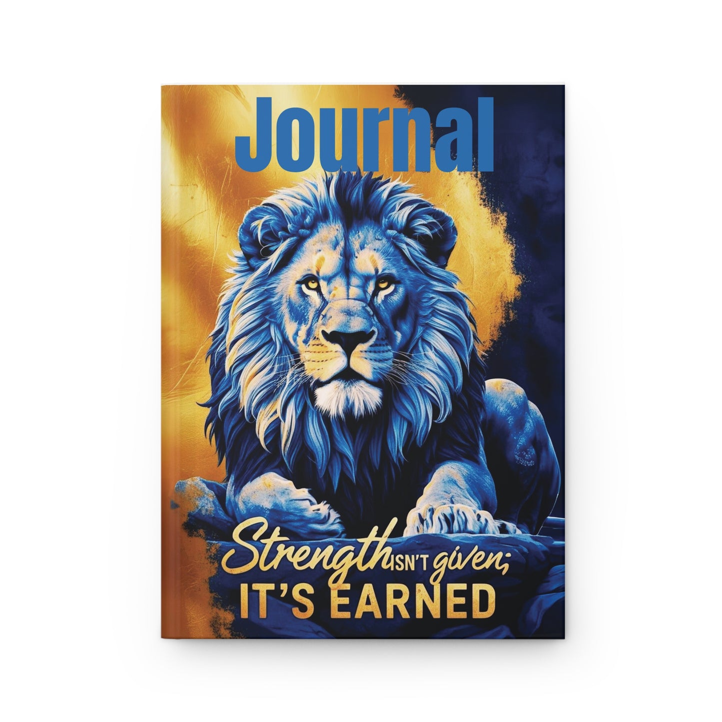 Strength of a Lion - Hardcover Journal Matte