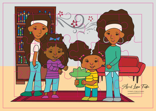 Lynn's Itchy Skin - Aloe Vera Plant Gift Tray Puzzle