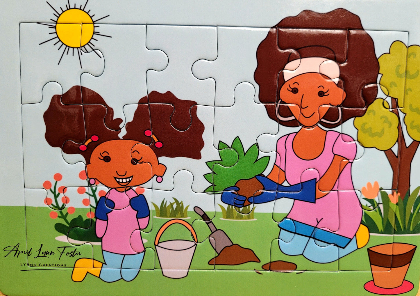 Lynn's Itchy Skin - Gardening Tray Puzzle