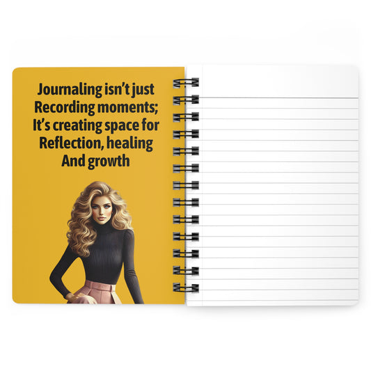 Blonde Bombshell - Spiral Bound Journal