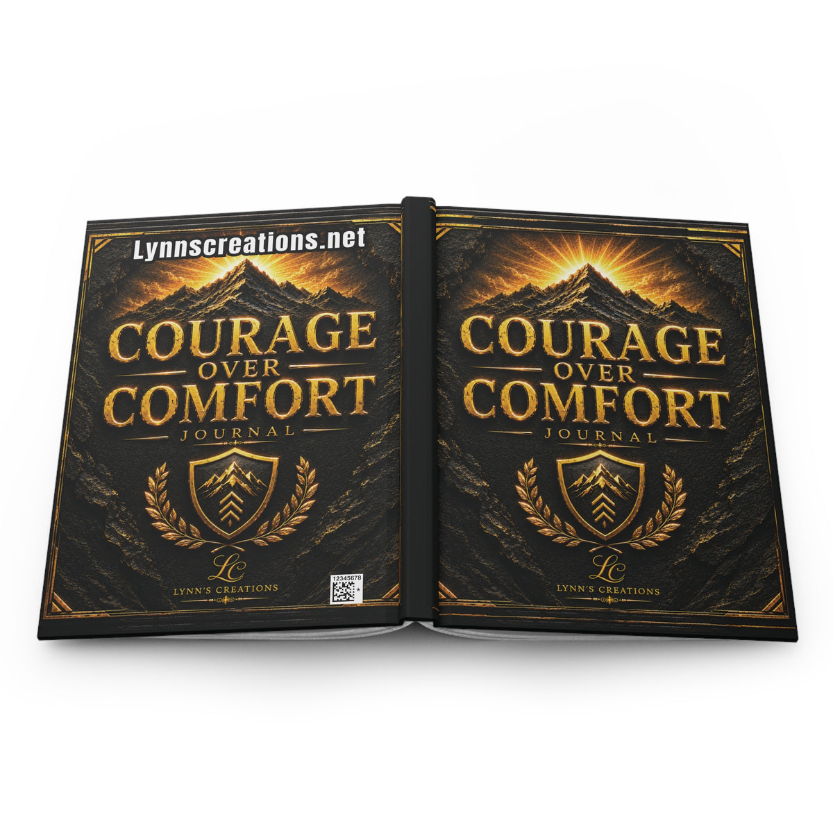 Courage Over Comfort - Hardcover Journal Matte