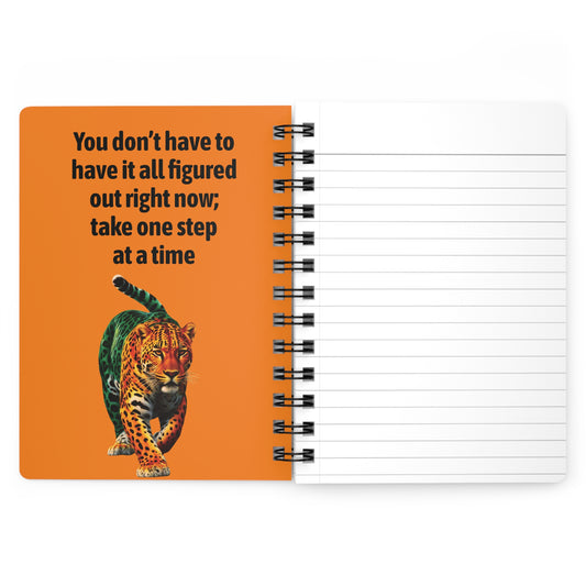 A Man Doesn't Chase Spiral Bound Journal