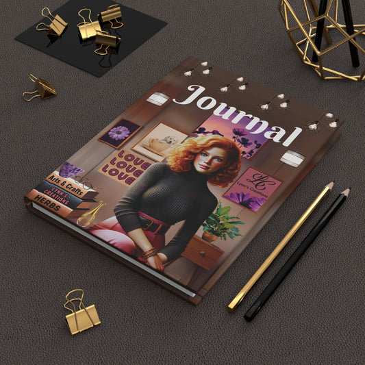 Red Raspberry Cutie - Hardcover Journal Matte