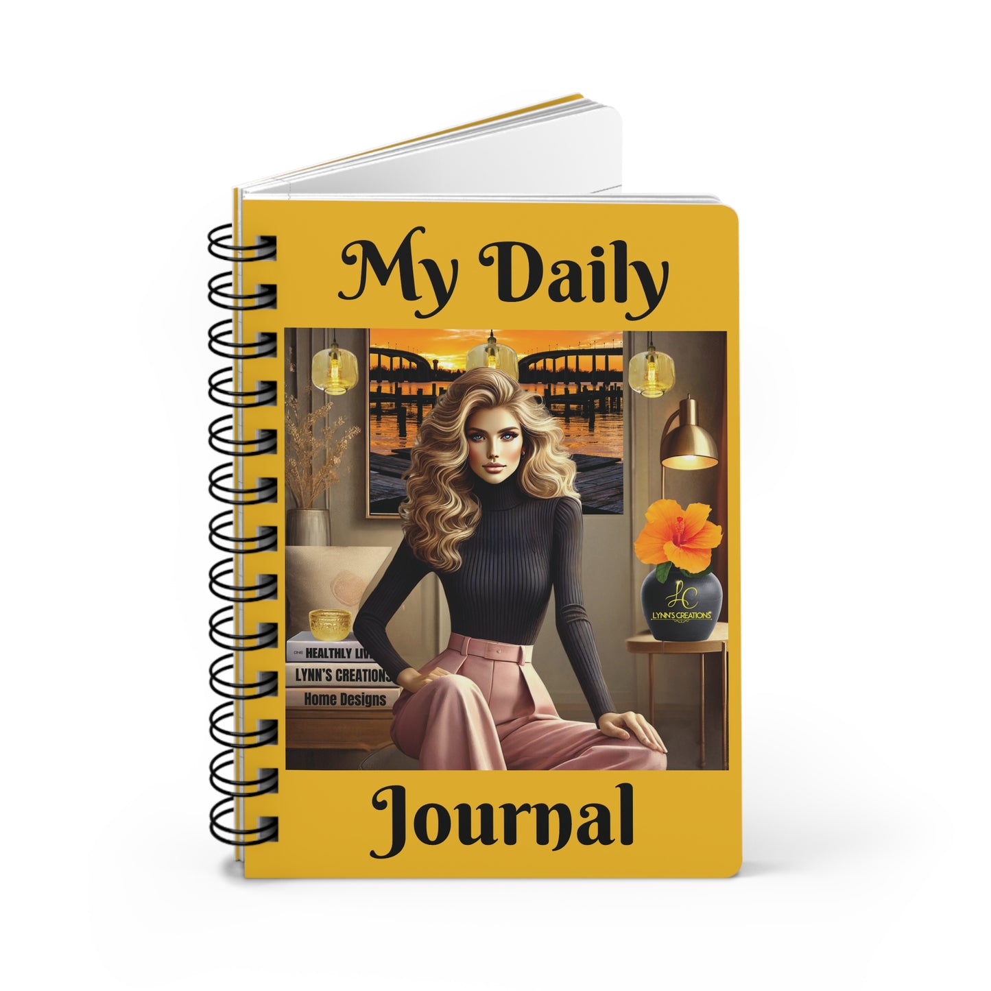 Blonde Bombshell - Spiral Bound Journal