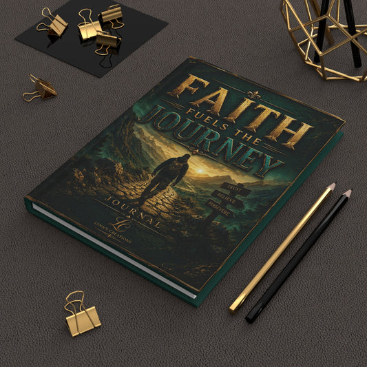 Faith Fuels the Journey - Hardcover Journal Matte