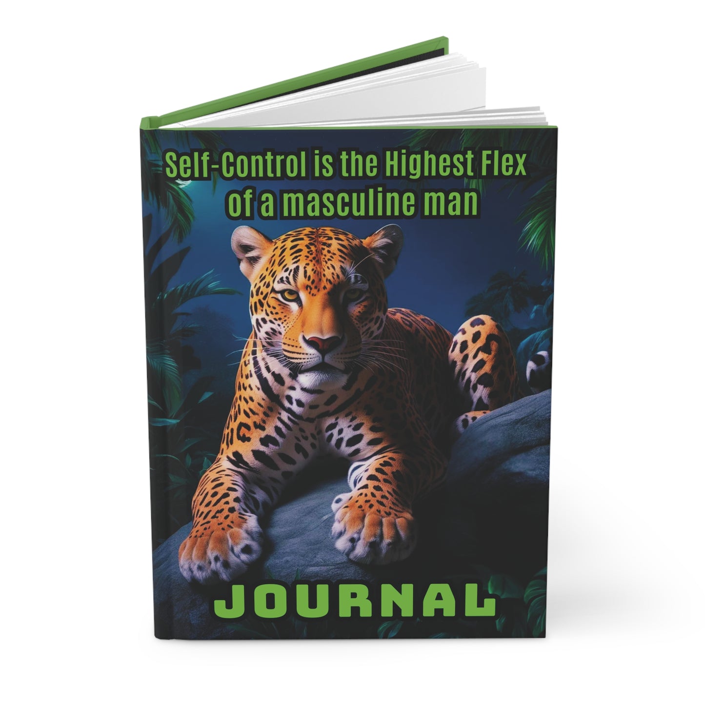 Masculine Self-Control Hardcover Journal