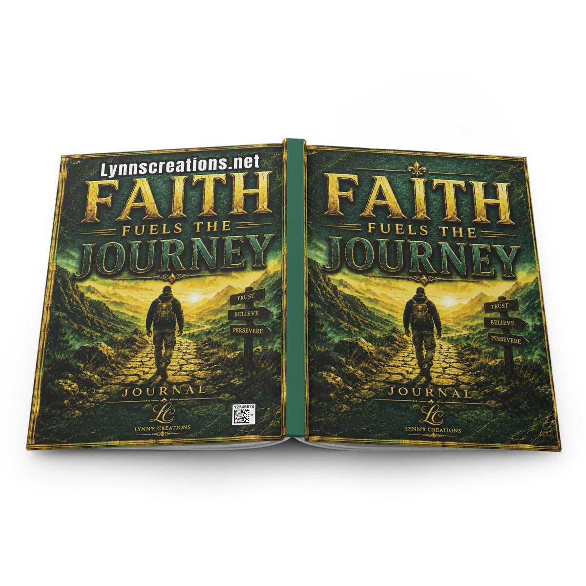 Faith Fuels the Journey - Hardcover Journal Matte