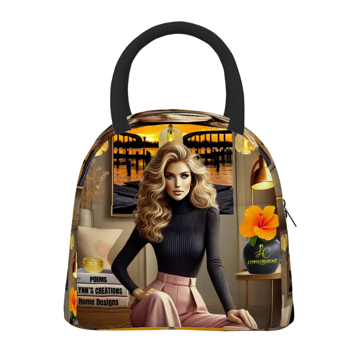 Blonde Bombshell - Large Insulated Lunch Bag