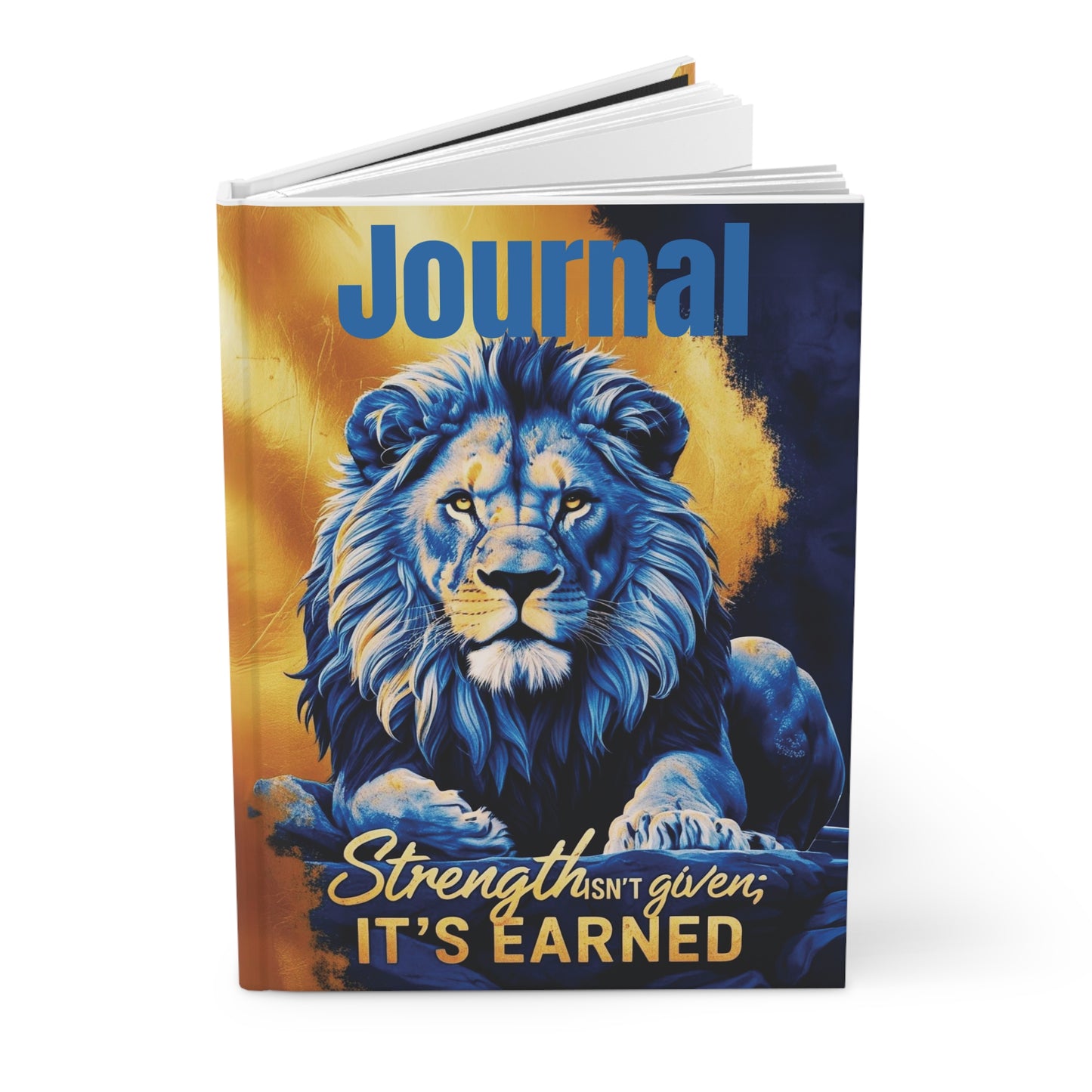 Strength of a Lion - Hardcover Journal Matte