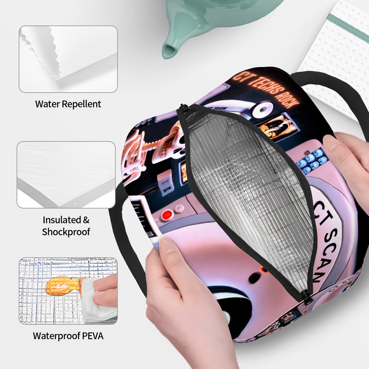 CT Tech - Large Insulated Lunch Bag