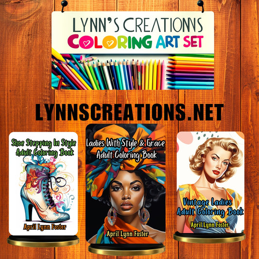 Adult Coloring Book Art Set