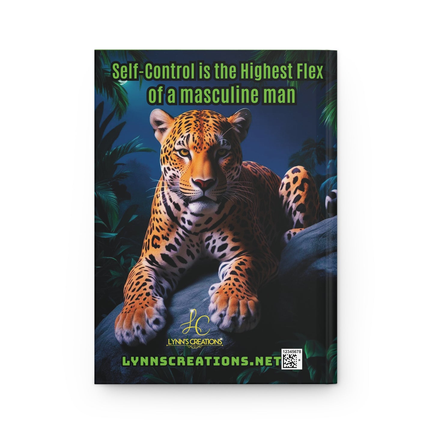 Masculine Self-Control Hardcover Journal