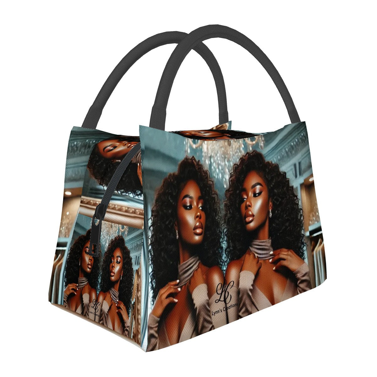 Beauty Within Dimond Dressing Room - Rectangle Insulated Lunch Bag with Aluminum Film