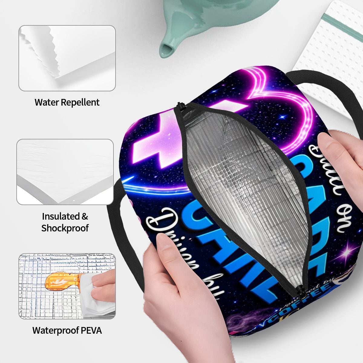 Built On Care - Large Insulated Lunch Bag