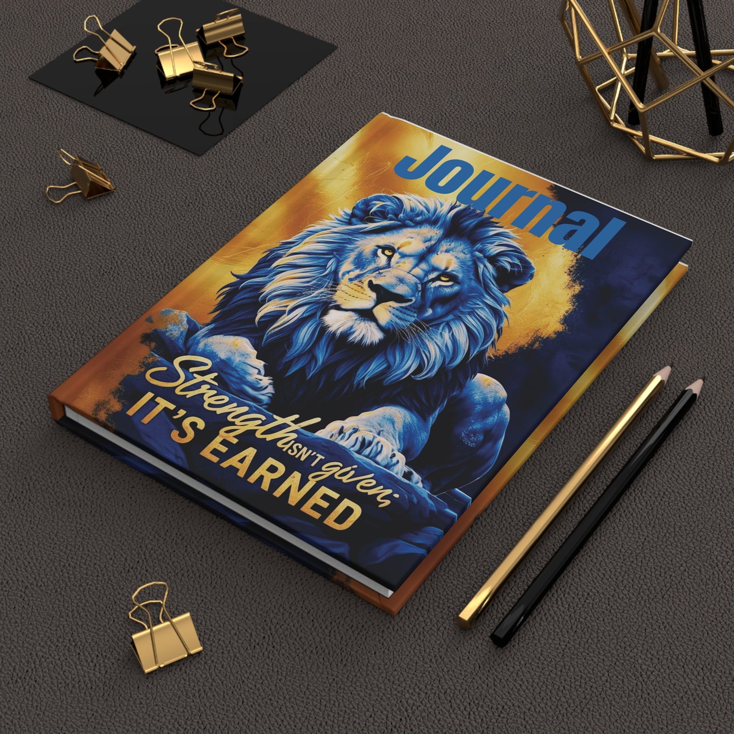 Strength of a Lion - Hardcover Journal Matte