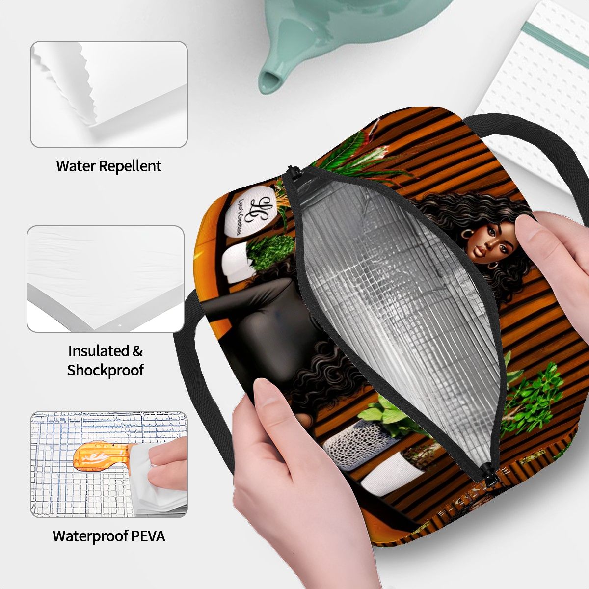 Pretty Girl Swag - Large Insulated Lunch Bag
