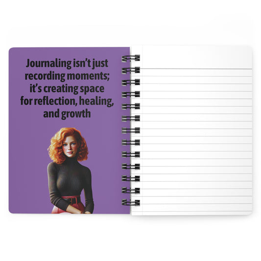 Red Raspberry Cutie - Spiral Bound Journal