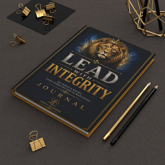 Lead With Integrity - Hardcover Journal Matte