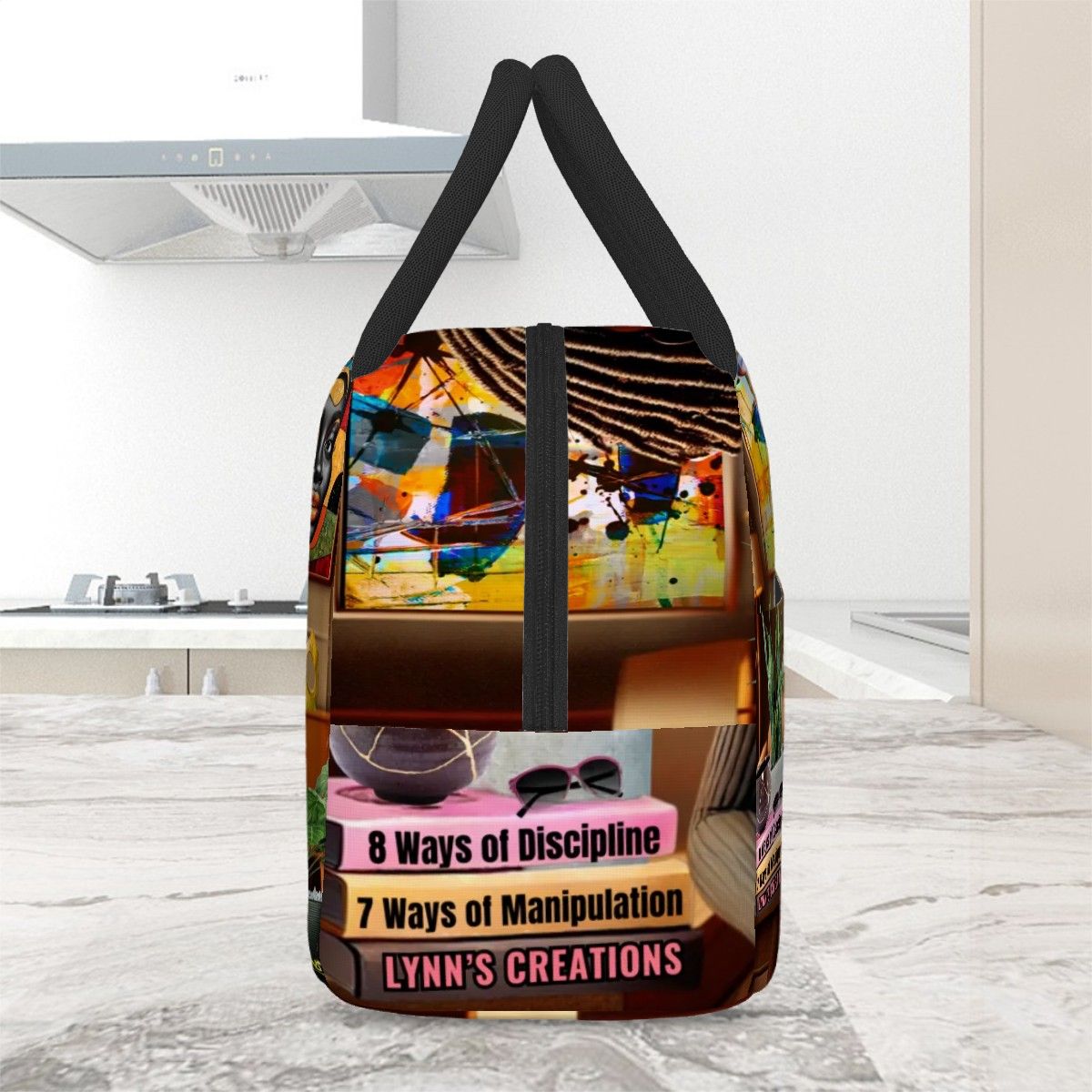 Loveable Locs Love - Large Insulated Lunch Bag