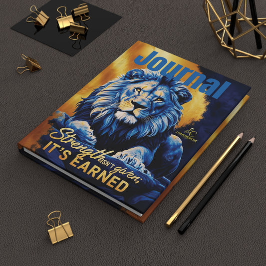 Strength of a Lion - Hardcover Journal Matte