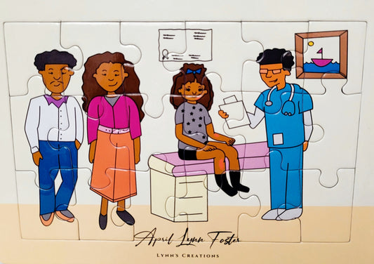 Lynn's Itchy Skin - Dermatologist Office Tray Puzzle