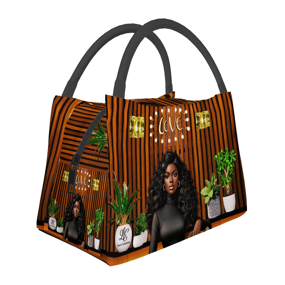 Pretty Girl Swag - Rectangle Insulated Lunch Bag with Aluminum Film