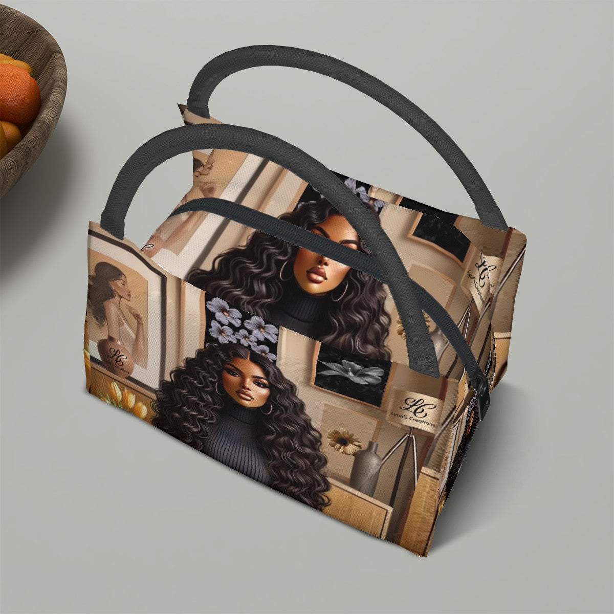 Latin Beauty - Rectangle Insulated Lunch Bag with Aluminum Film