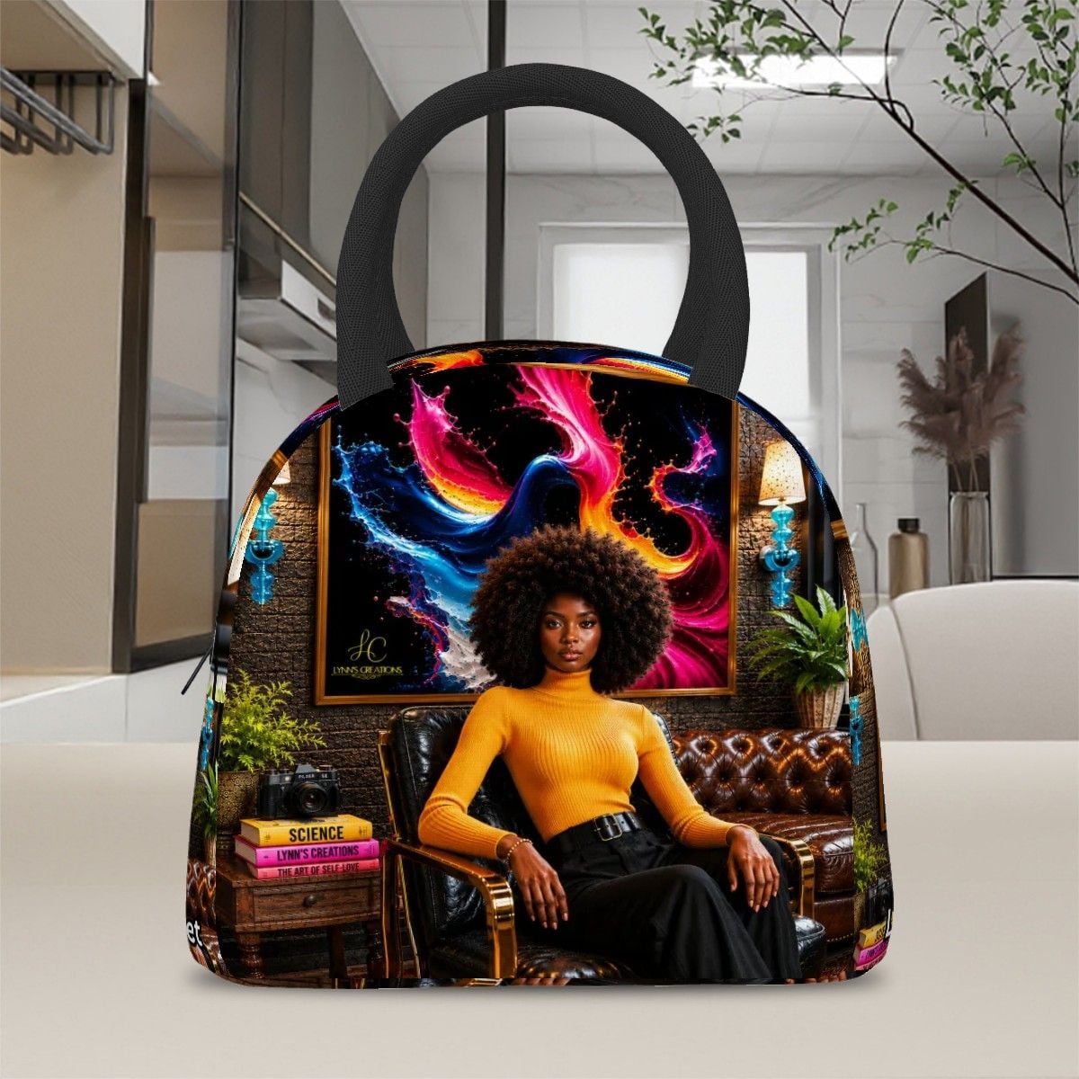 Lovely Imani - Large Insulated Lunch Bag