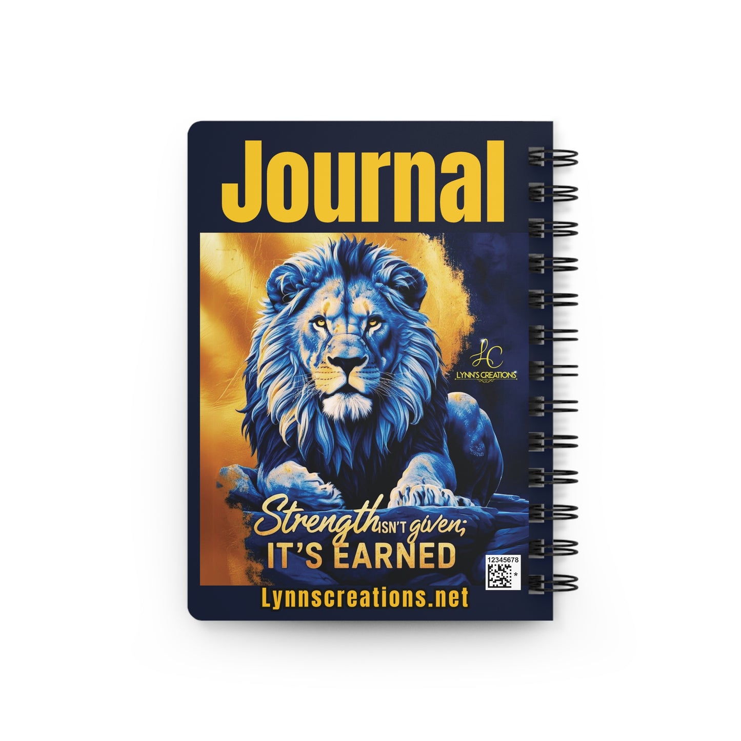 Strength of a Lion - Spiral Bound Journal