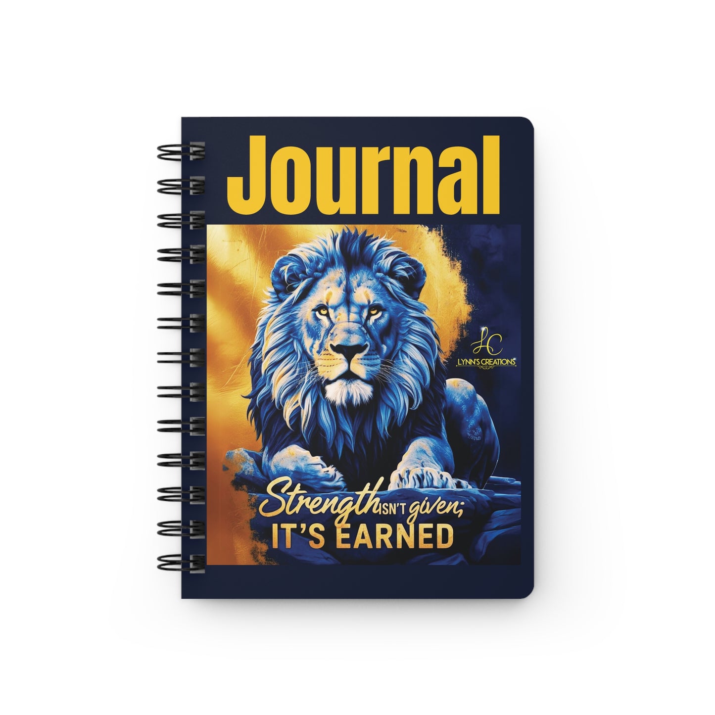 Strength of a Lion - Spiral Bound Journal