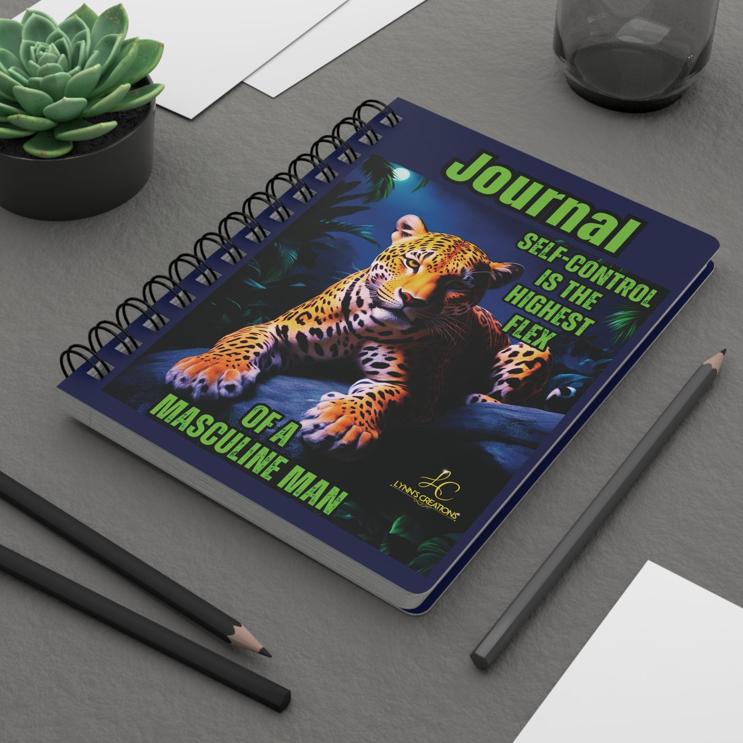 Self-Control is the Highest Flex Spiral Bound Journal