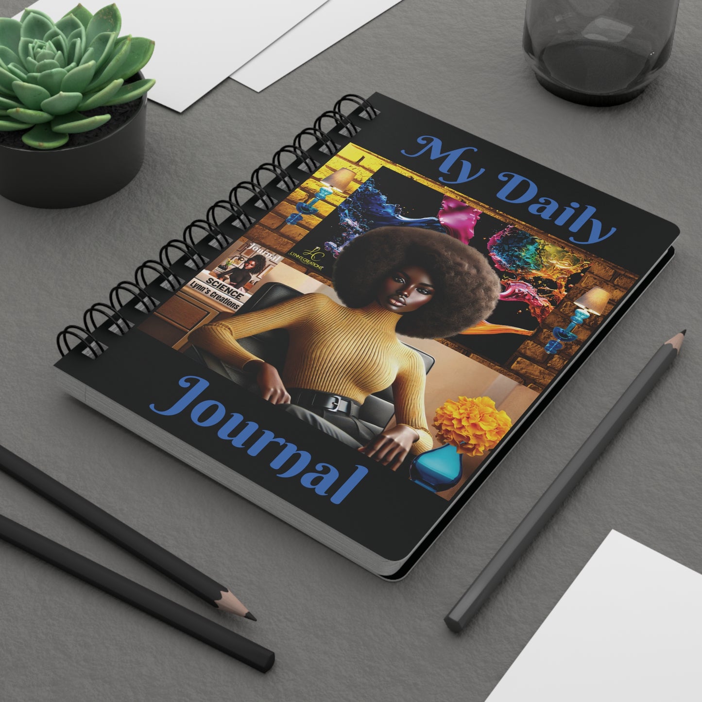 Lovely Imani - Spiral Bound Journal