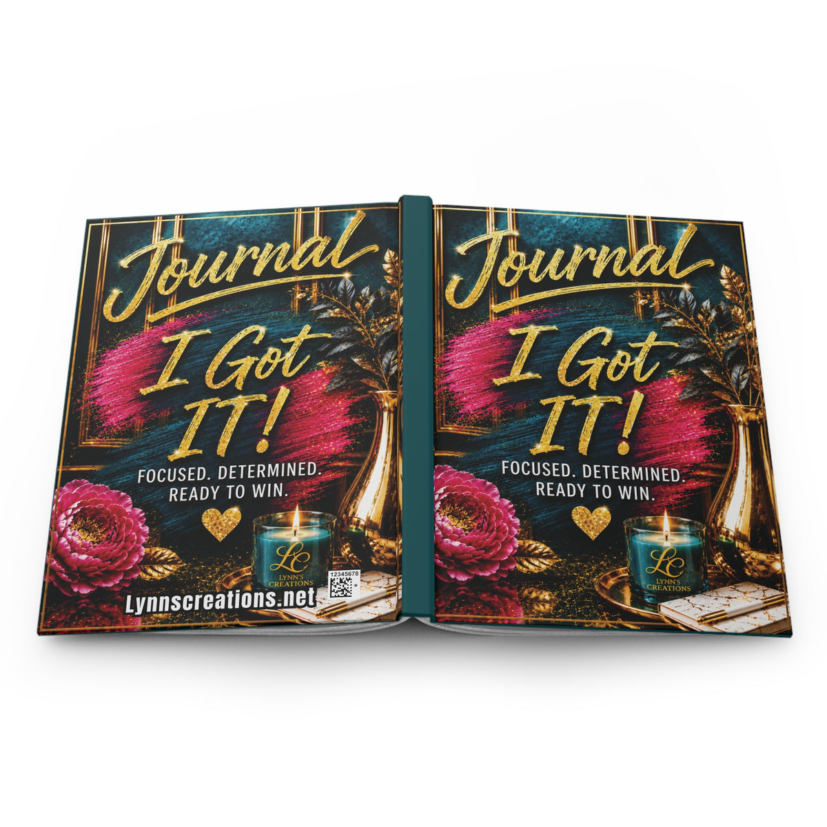 I Got It!  Focused, Determined, Ready to Win - Hardcover Journal Matte