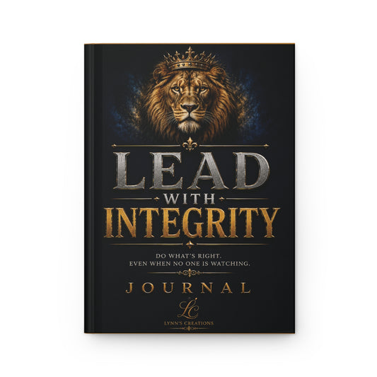 Lead With Integrity - Hardcover Journal Matte