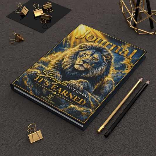 Strength of a Lion - Hardcover Journal Matte