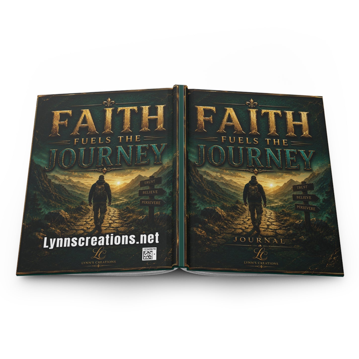 Faith Fuels the Journey - Hardcover Journal Matte