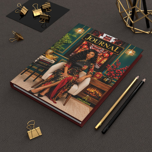 Sassy Asian Doll - Hardcover Journal Matte