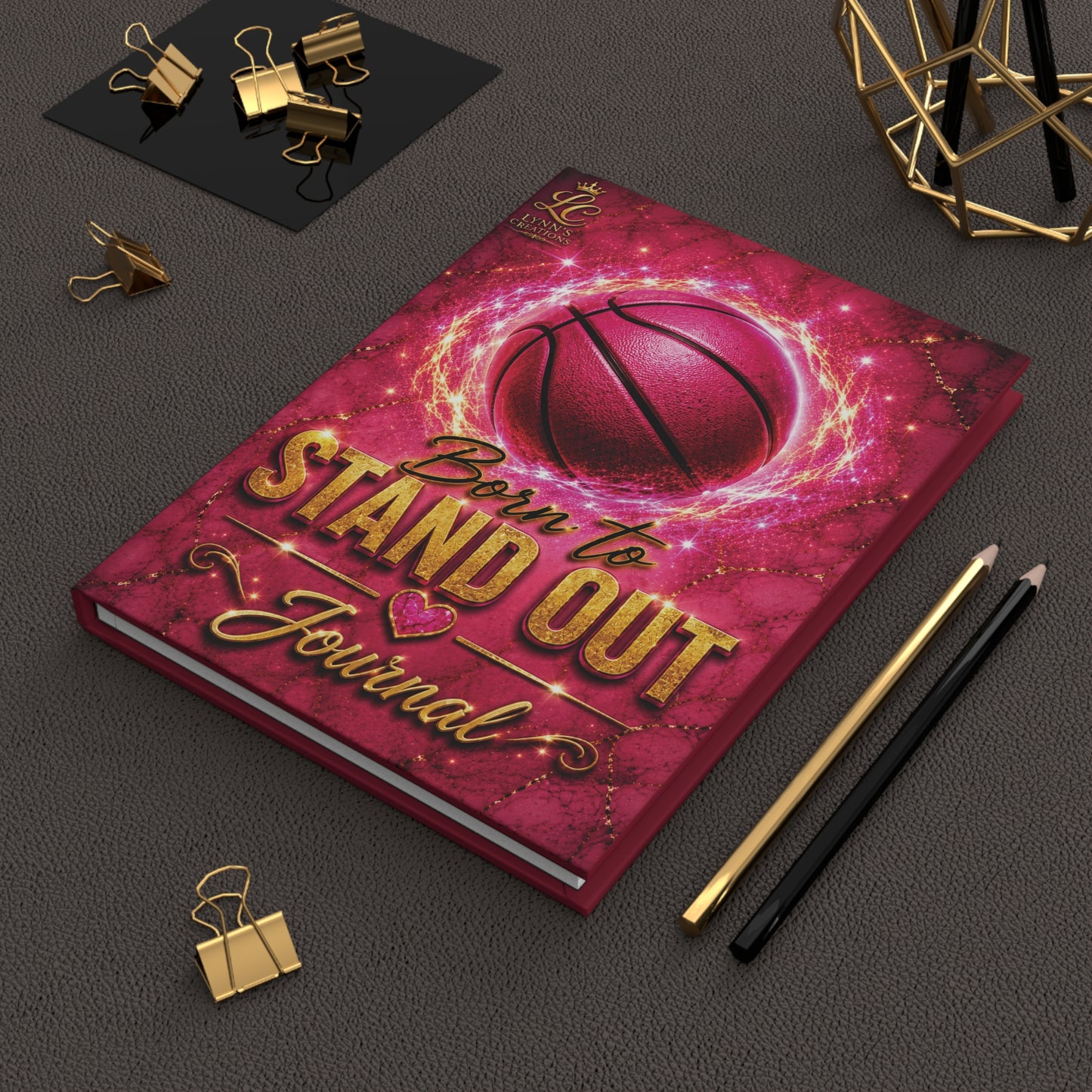 Born to Stand Out Basketball - Hardcover Journal Matte