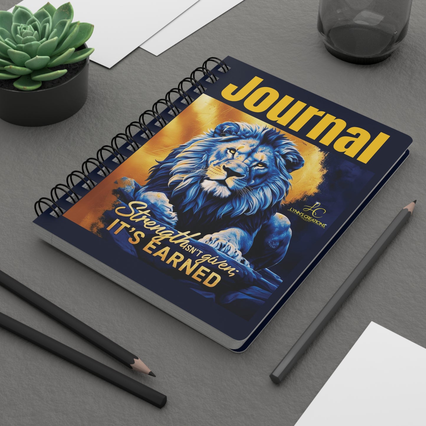 Strength of a Lion - Spiral Bound Journal