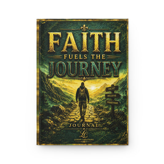 Faith Fuels the Journey - Hardcover Journal Matte