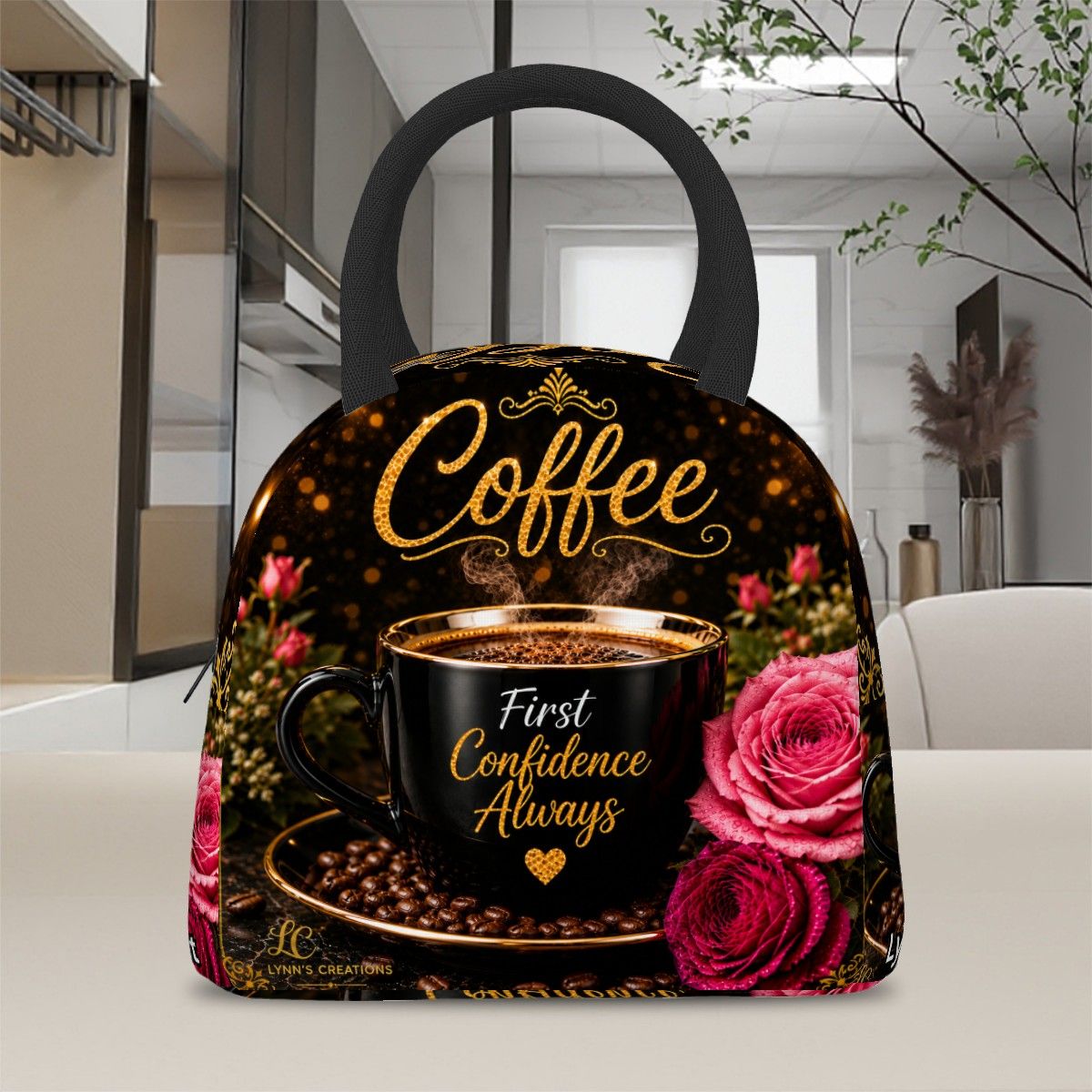 Coffee First - Large Insulated Lunch Bag