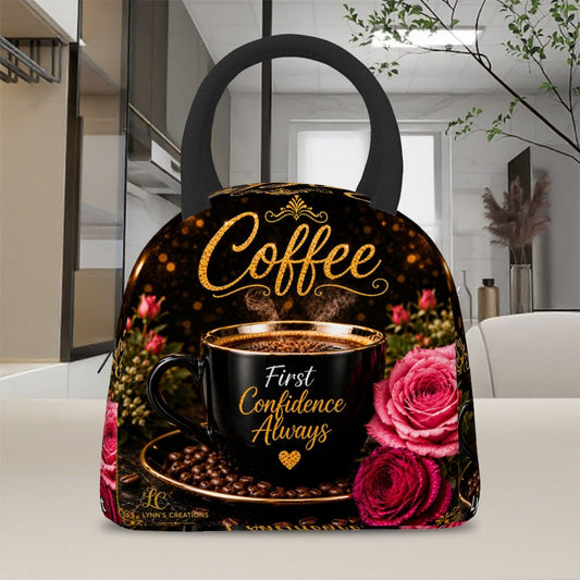 Coffee First - Large Insulated Lunch Bag