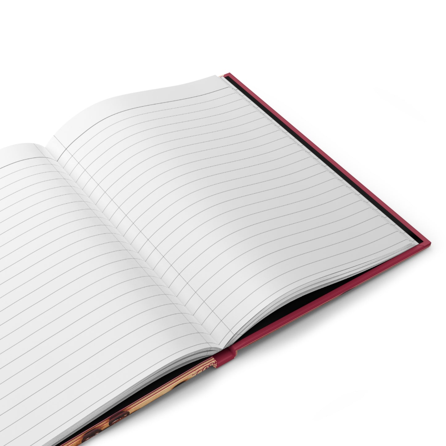 Coffee & Roses Hardcover Journal - Hardcover Journal Matte