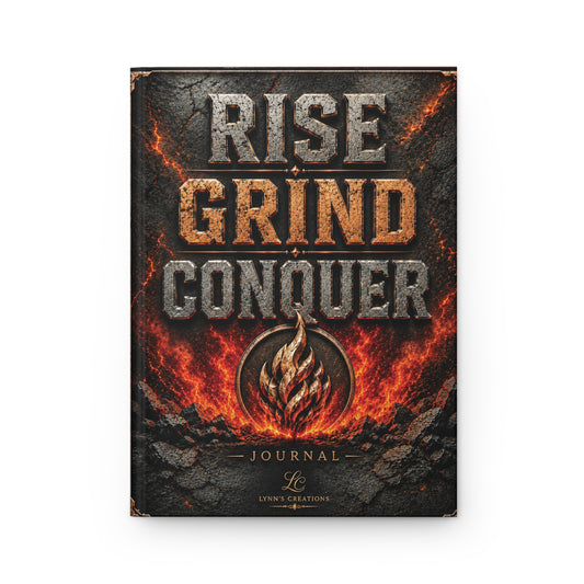 Rise Grind Conquer - Hardcover Journal Matte